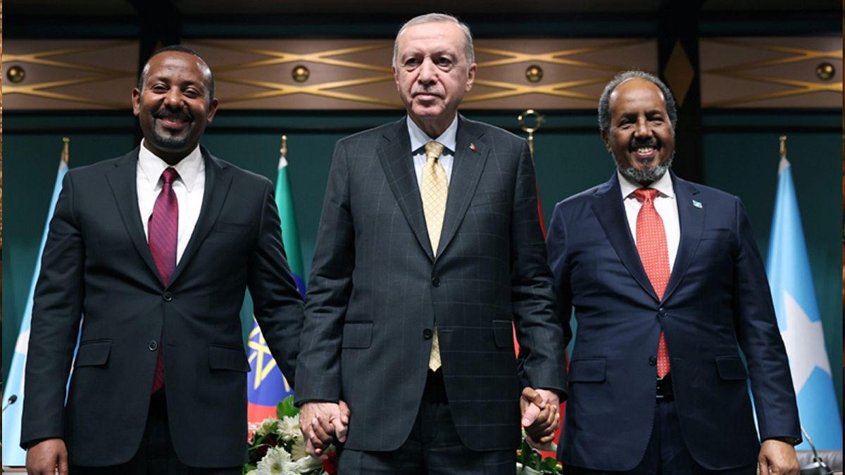 Cumhurbaşkanı Erdoğan'ın arabuluculuğuyla Somali ile Etiyopya arasında işbirliği anlaşması imzalandı