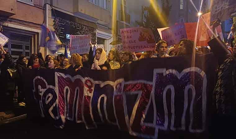 Kadınlar İstanbul'da Feminist Gece Yürüyüşü'ne başladı - görsel 3