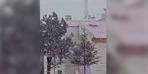 Adana'nın o bölgesine yoğun kar yağdı! 