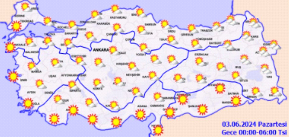 Meteoroloji açıkladı: Sıcaklıklar artıyor... 2 Haziran 2024 hava durumu raporu... Bugün hava nasıl olacak? - Türkiye'den son dakika haberleri - görsel 3