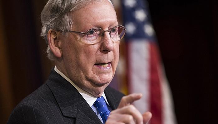 ABD Senatosu'nda Cumhuriyetçilerin lideri McConnell'dan yıldırım karar!