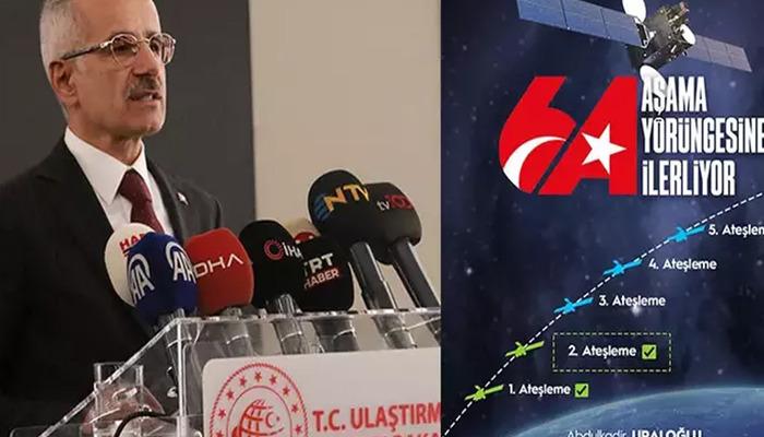 Bakan Uraloğlu açıkladı: TÜRKSAT 6A'nın ikinci fırlatma süreci başladı