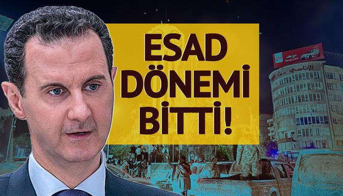 Suriye'de tarihi anlar! Muhalif güçler kontrolü ele geçirdi: Esad Şam'dan kaçtı