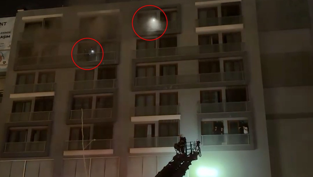 Denizli'de 7 -Storey Binasında Ateş: Okumalar Kurtarılmayı Bekliyor
