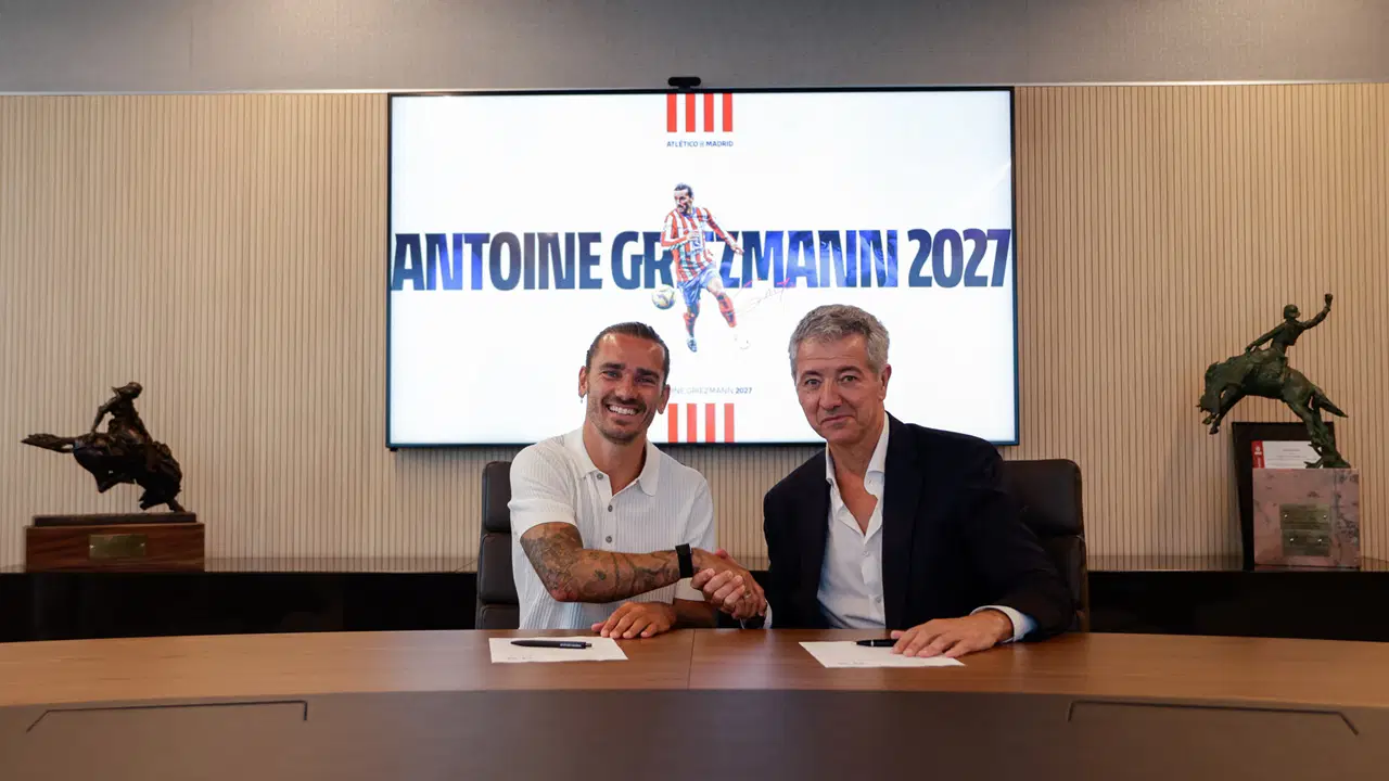 Atletico Madrid, Antoine Griezmann'ın sözleşmesini uzattı! - Son Dakika Spor Haberleri