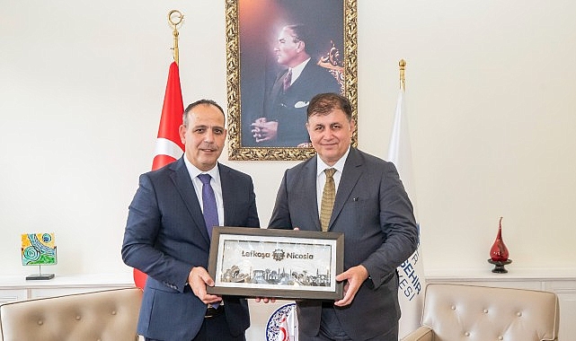 Başkan Tugay, “kardeş şehir” Lefkoşa'nın Belediye Başkanı Harmancı'yı kabul etti - GÜNDEM