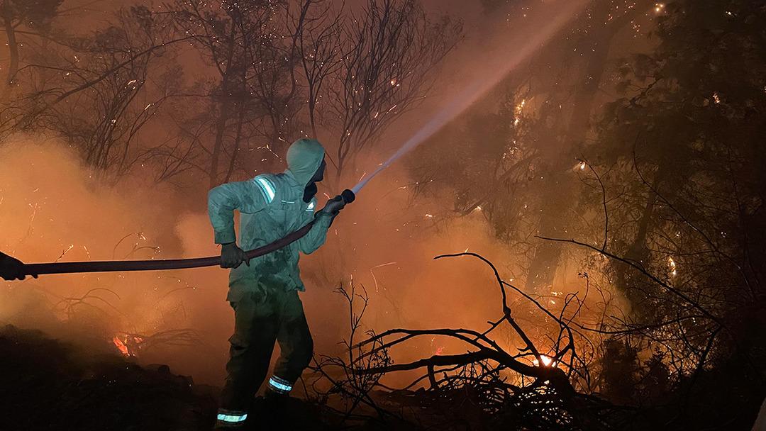 Antalya ve Mukla'daki orman yangınları! Alevler mahalleleri çevreledi, evlere dağıldı ... 3