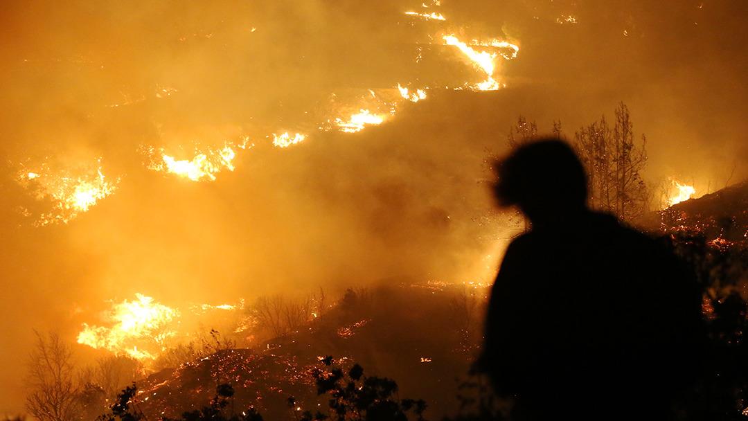 Antalya ve Mukla'daki orman yangınları! Alevler mahalleleri çevreledi, evlere dağıldı ... 7