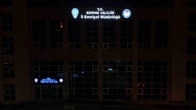 Edirne'de polis ve gece bekçilerinden şok asayiş denetimi 2
