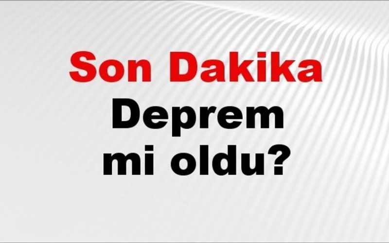 14 Eylül 2026 Güncel Deprem Durumu ve Son Dakika Gelişmeleri